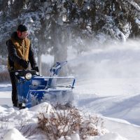 Snowblower and earing protection